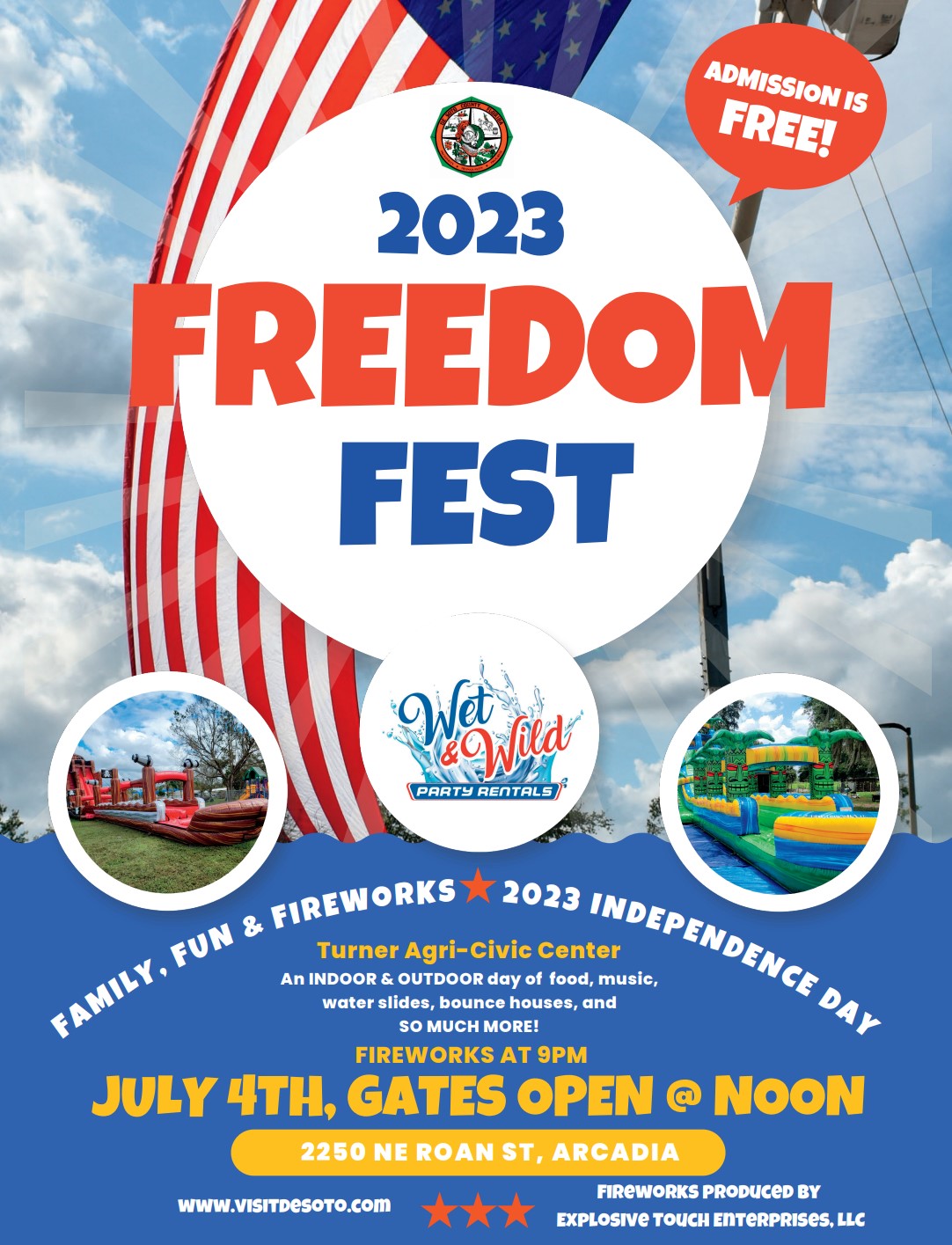 DeSoto County announces 4th of July Freedom Fest