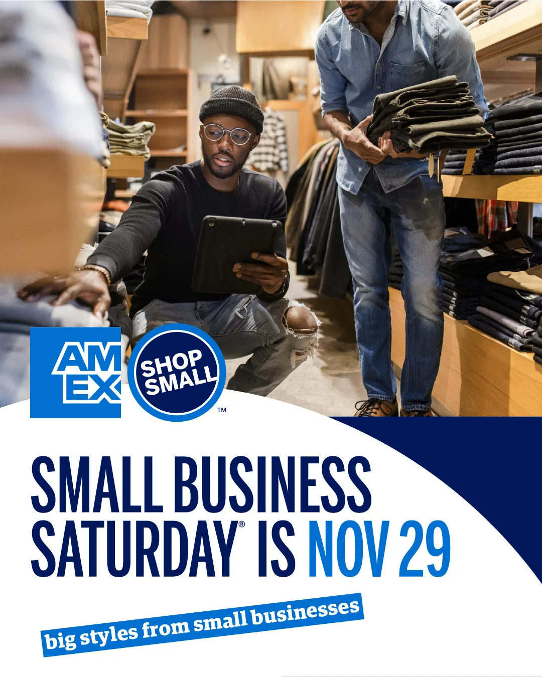 Small Business Saturday Kicks of Nov. 29th